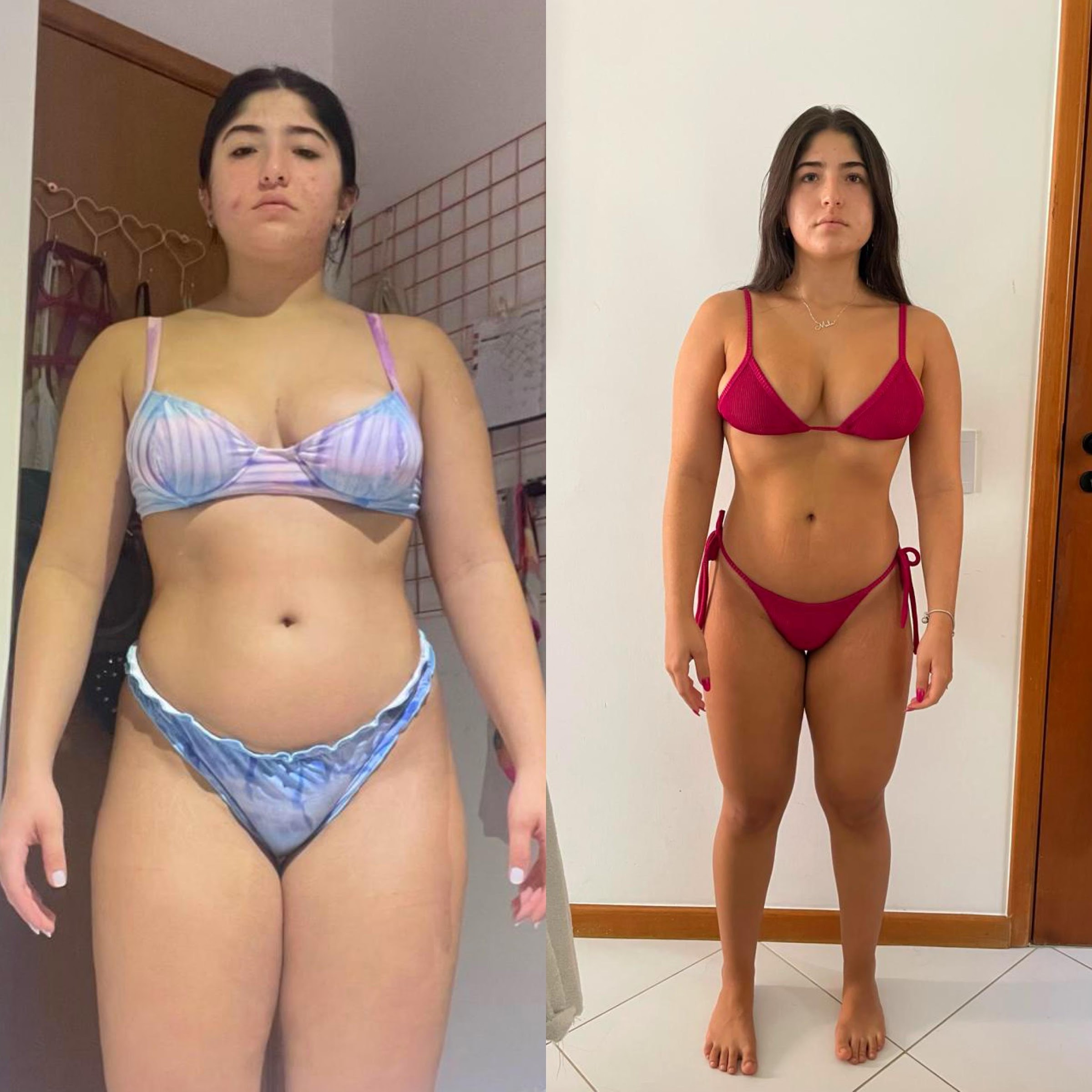 Transformação de aluna do Método C15 — antes e depois