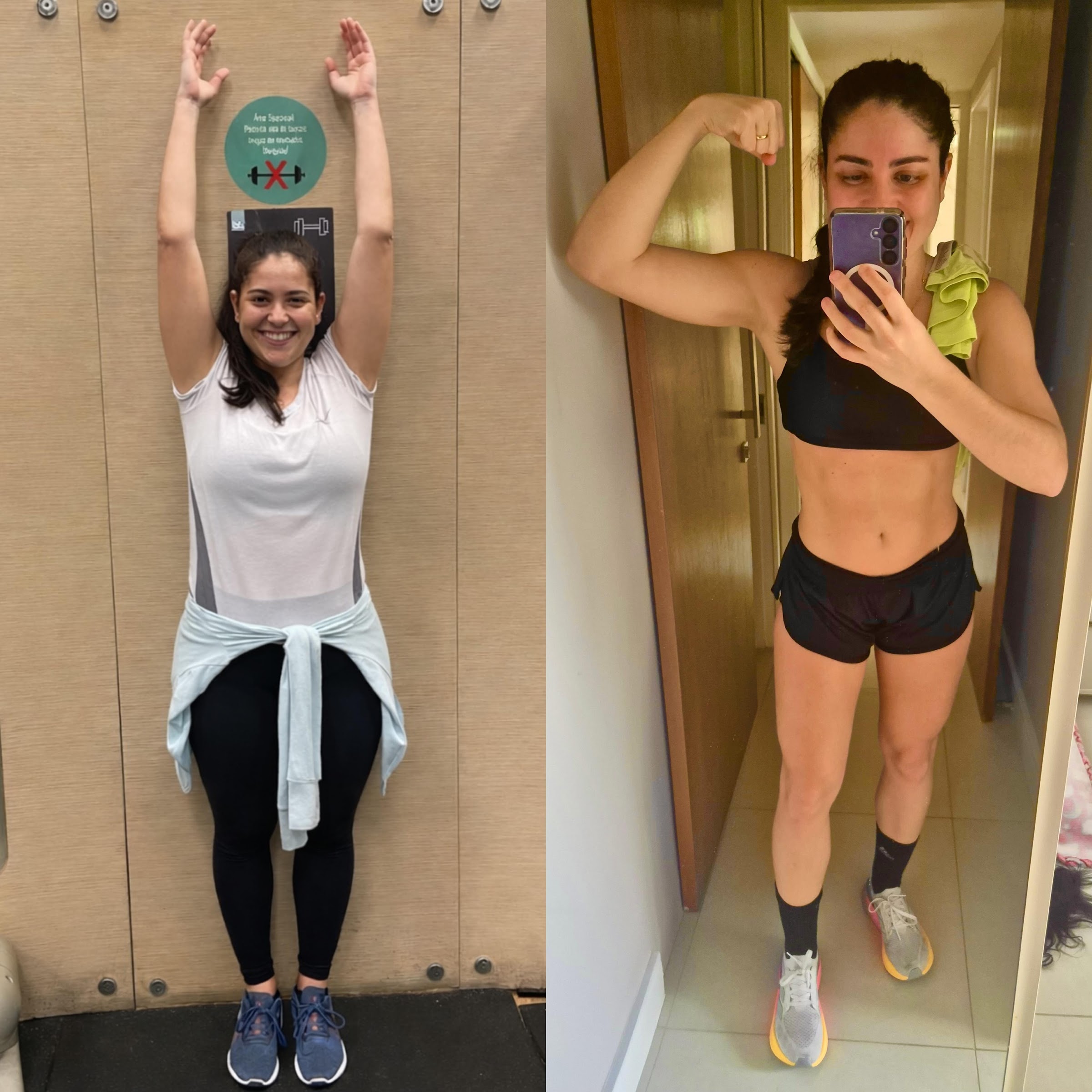 Transformação de aluna do Método C15 — antes e depois